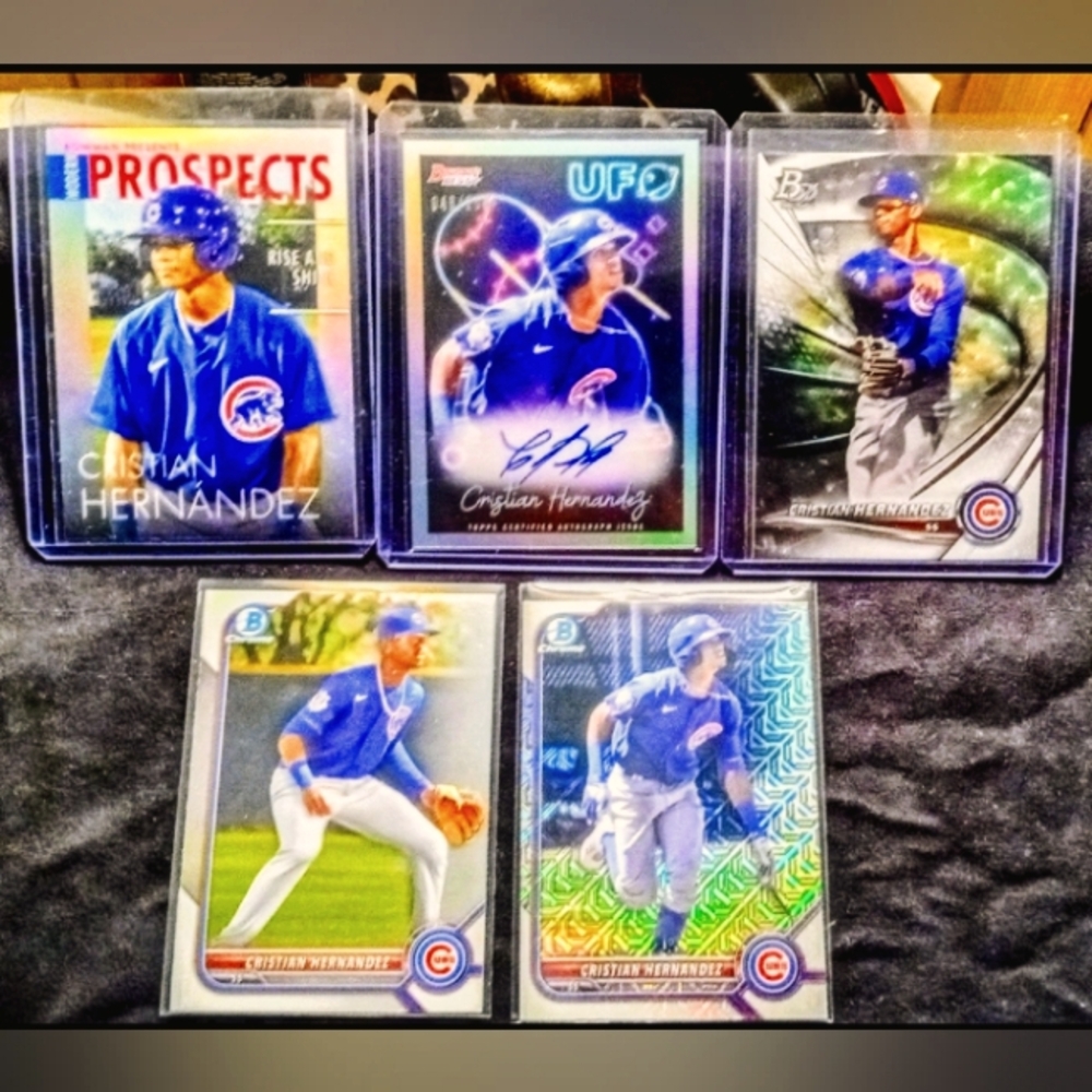 Christian Hernandez 2023 Bowman's Best UFO Refractor Auto /250 + Mojo & More!!